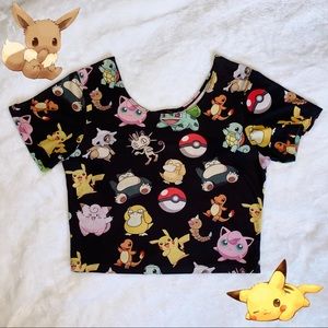 Omighty Pokemon Crop Top 💓